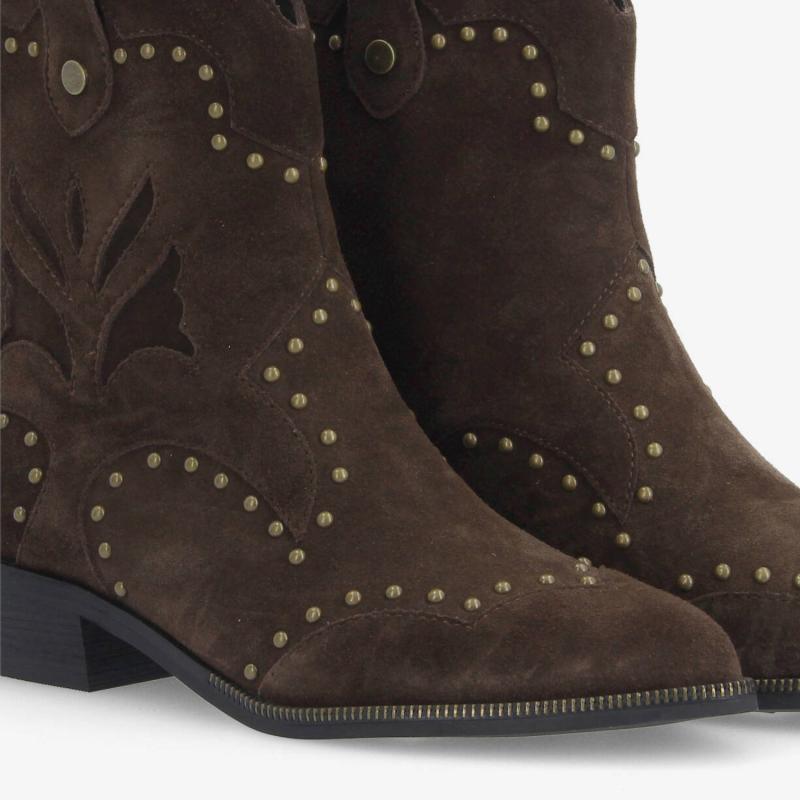 MAIA BOOTS W - SUEDE - MARRON